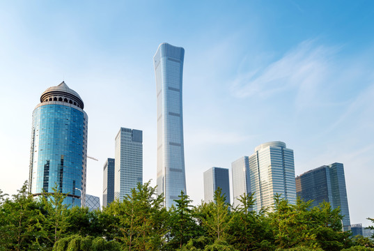 北京城市摩天大楼