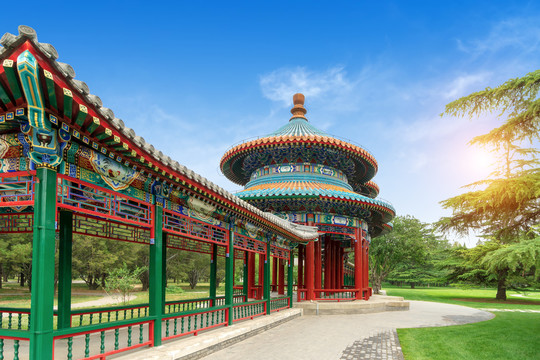 北京天坛双环亭