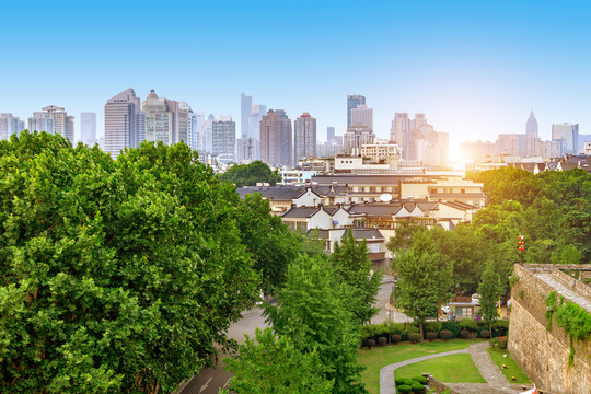 江苏南京城市天际线