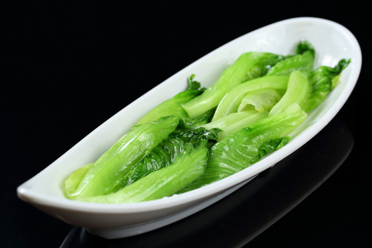 白灼生菜