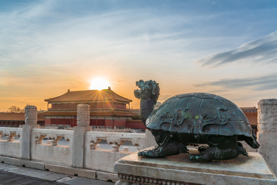 北京故宫建筑风景