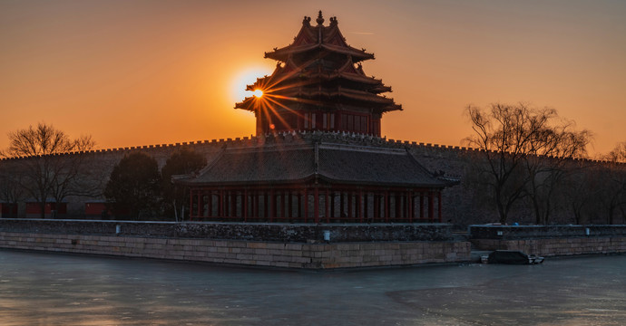 北京角楼风光