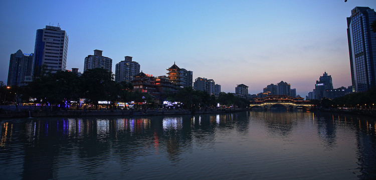 成都锦江廊桥