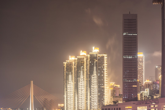 重庆建筑景观夜景