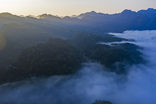 湖北五峰茶园古村