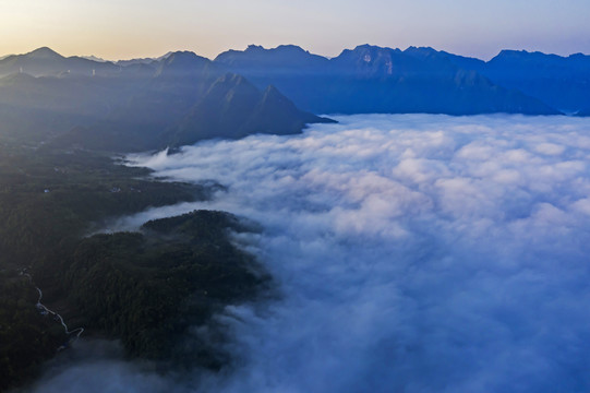 湖北五峰茶园古村