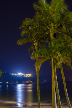 珠海东澳岛南沙湾海岛夜色