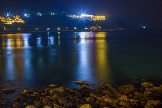 珠海东澳岛南沙湾海岛夜色