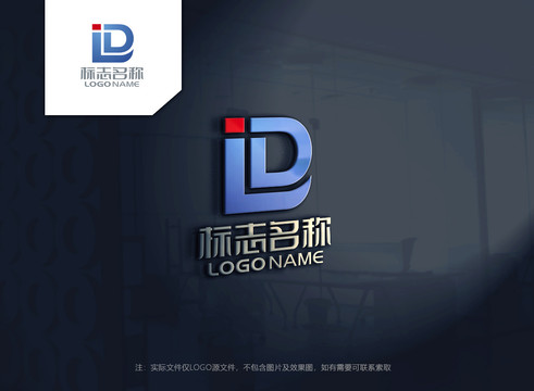 字母ld科技logo