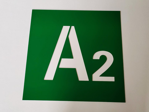字母喷漆模板A2