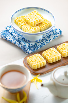 中式点心绿豆糕