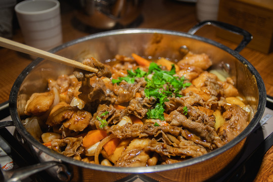 中餐美食炖肉焖锅