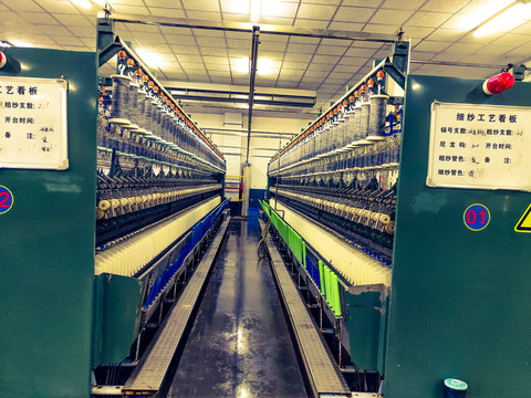 纺织厂纺纱厂