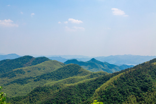 莫干山群山