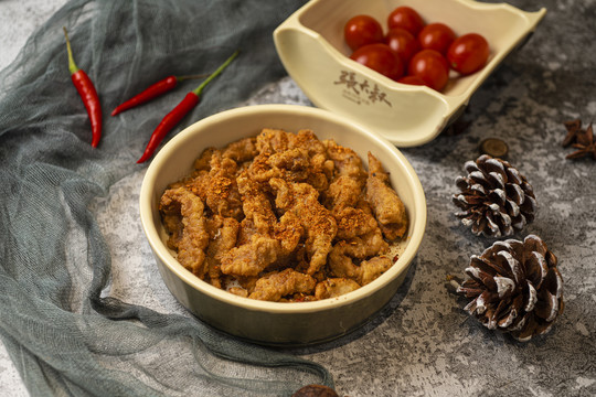 火锅店串串菜品炸酥肉