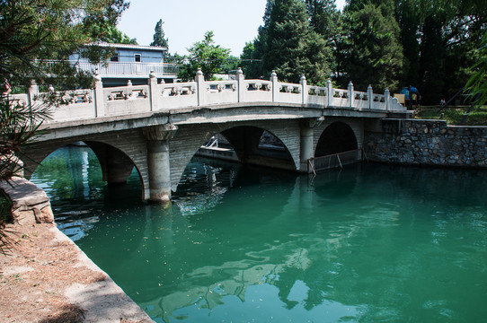 颐和园界湖桥北桥