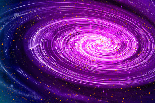 紫色漩涡星空星系背景
