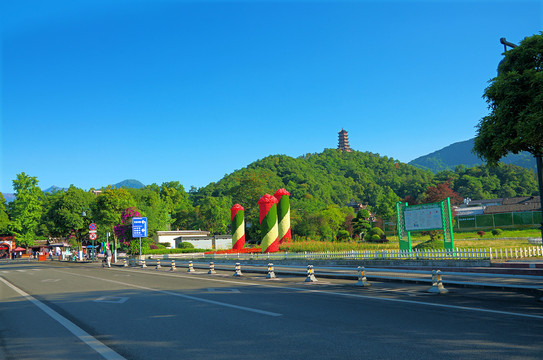 都江堰玉垒山