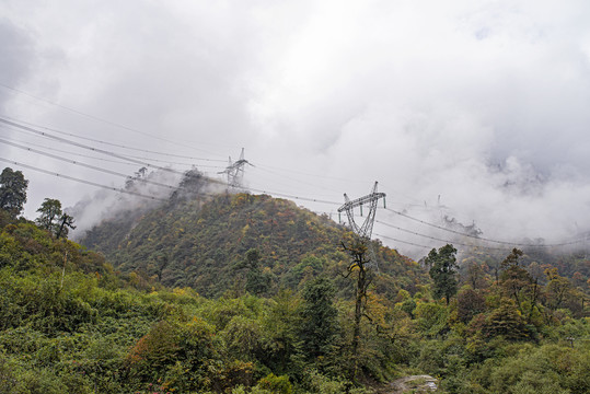 高原高压输电