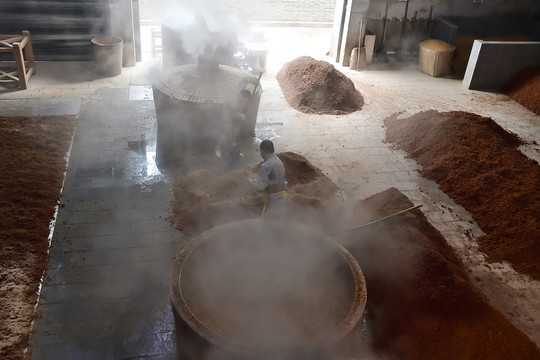 水井坊酒传统酿造技艺展示