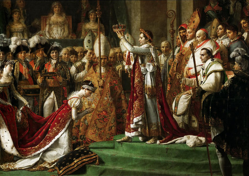 雅克拿破仑一世及皇后加冕典