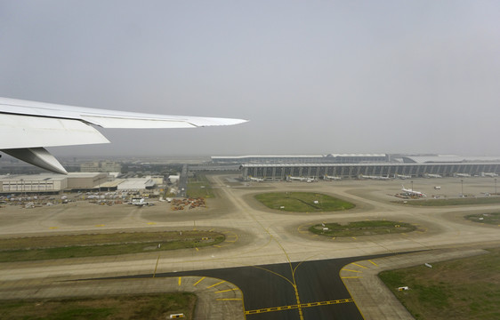 上海浦东国际机场俯拍