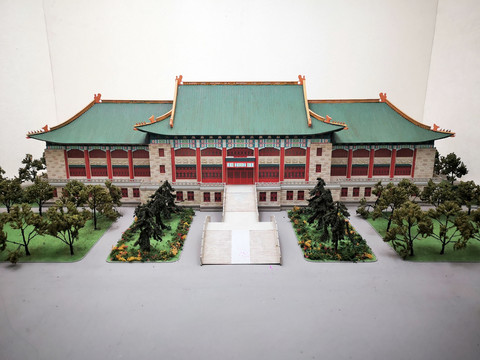 旧上海特别市政府大楼建筑模型