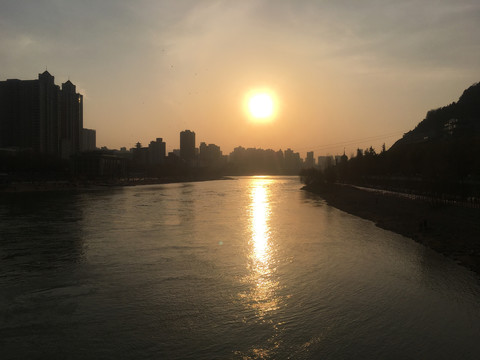 夕阳景观