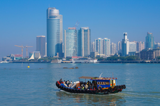 厦门海上风光