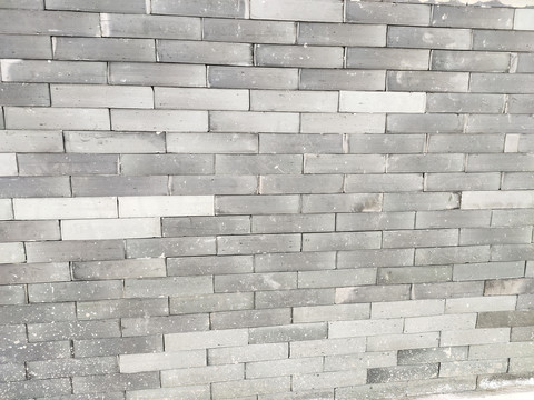 灰色外墙砖背景