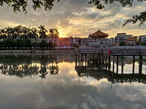 棉湖云湖公园全景