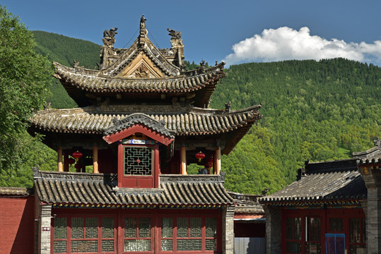 山西省忻州市五台山显通寺古建筑