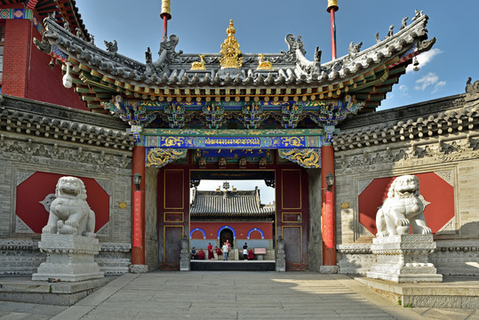 山西省忻州市五台山寺庙