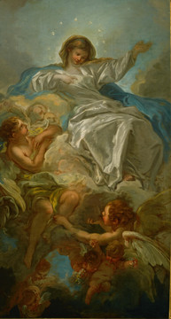 弗朗索瓦·布歇圣母和天使