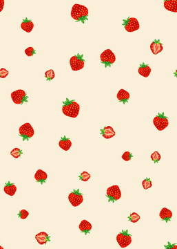 草莓卡通图