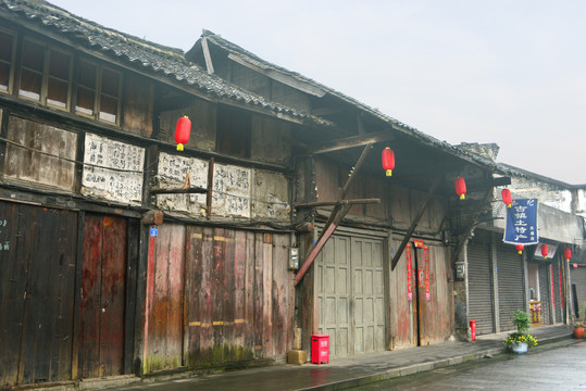 老成都川西木板房民宅