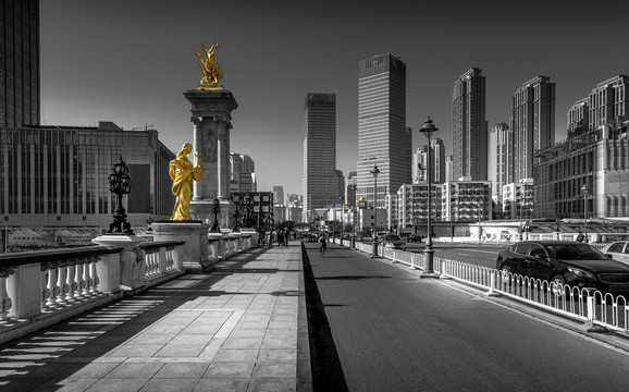 天津大沽桥欧式雕塑