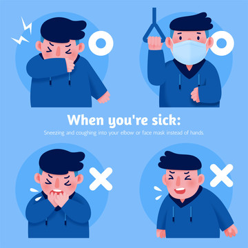咳嗽或打喷嚏的正确处理法插图