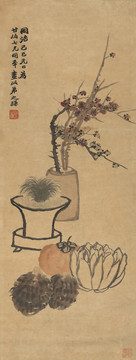 赵之谦为胡澍作清供图