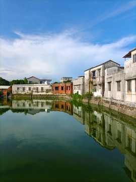 池塘乡村