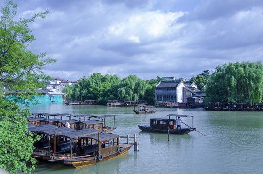 乌镇西栅水上风景