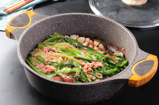 虾米焗油麦菜