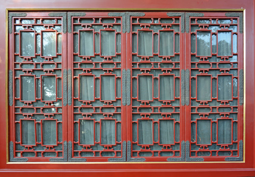 故宫古典中式窗户