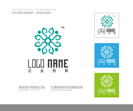 医药健康logo