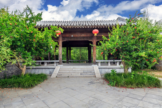 青州古城偶园园林景观