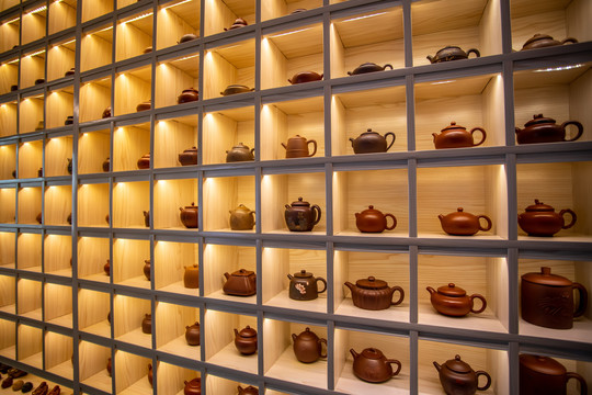 茶壶瓷器陈列架