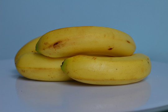 黄色香蕉特写