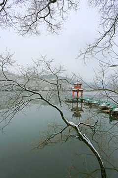 龙坝雪景BW
