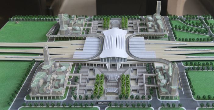成都火车东站规划模型