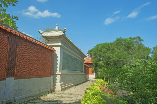 中式建筑围墙
